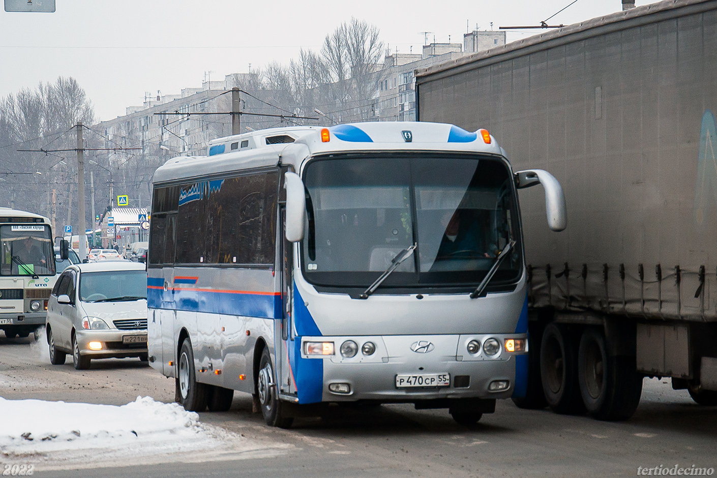 Омская область, Hyundai AeroTown № Р 470 СР 55