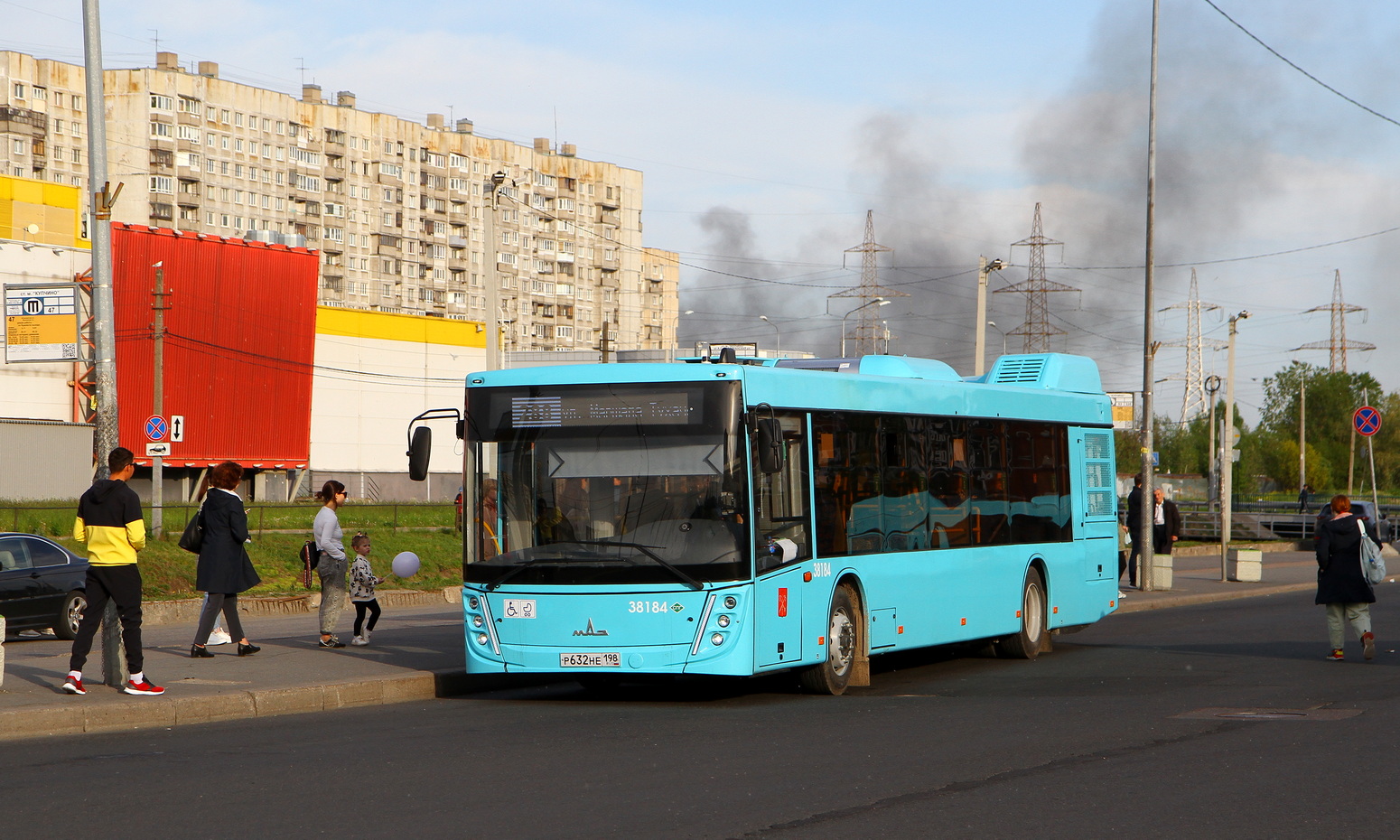 Санкт-Петербург, МАЗ-203.947 № 38184