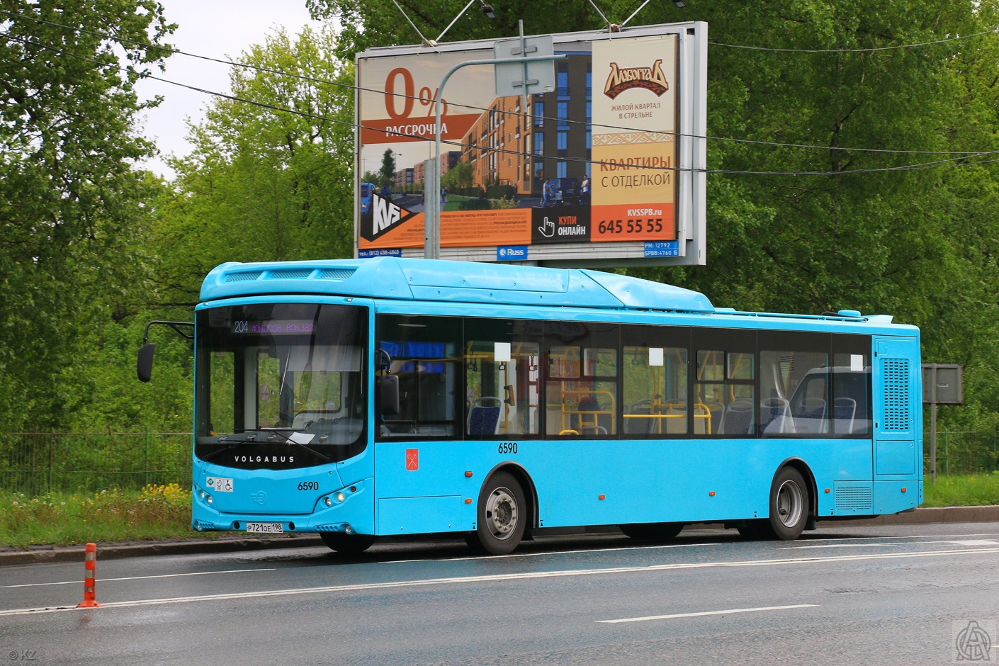 Санкт-Петербург, Volgabus-5270.G4 (CNG) № 6590