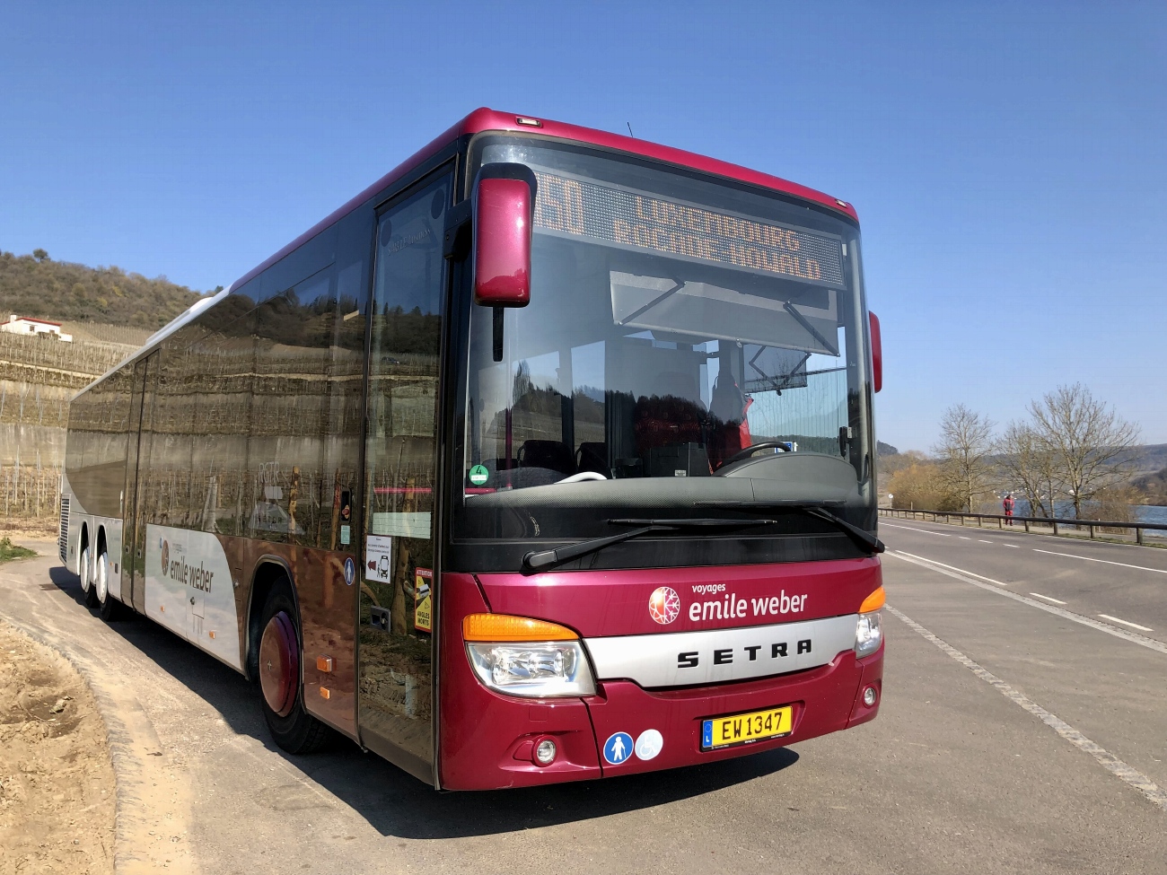 Люксембург, Setra S418LE business № EW 1347