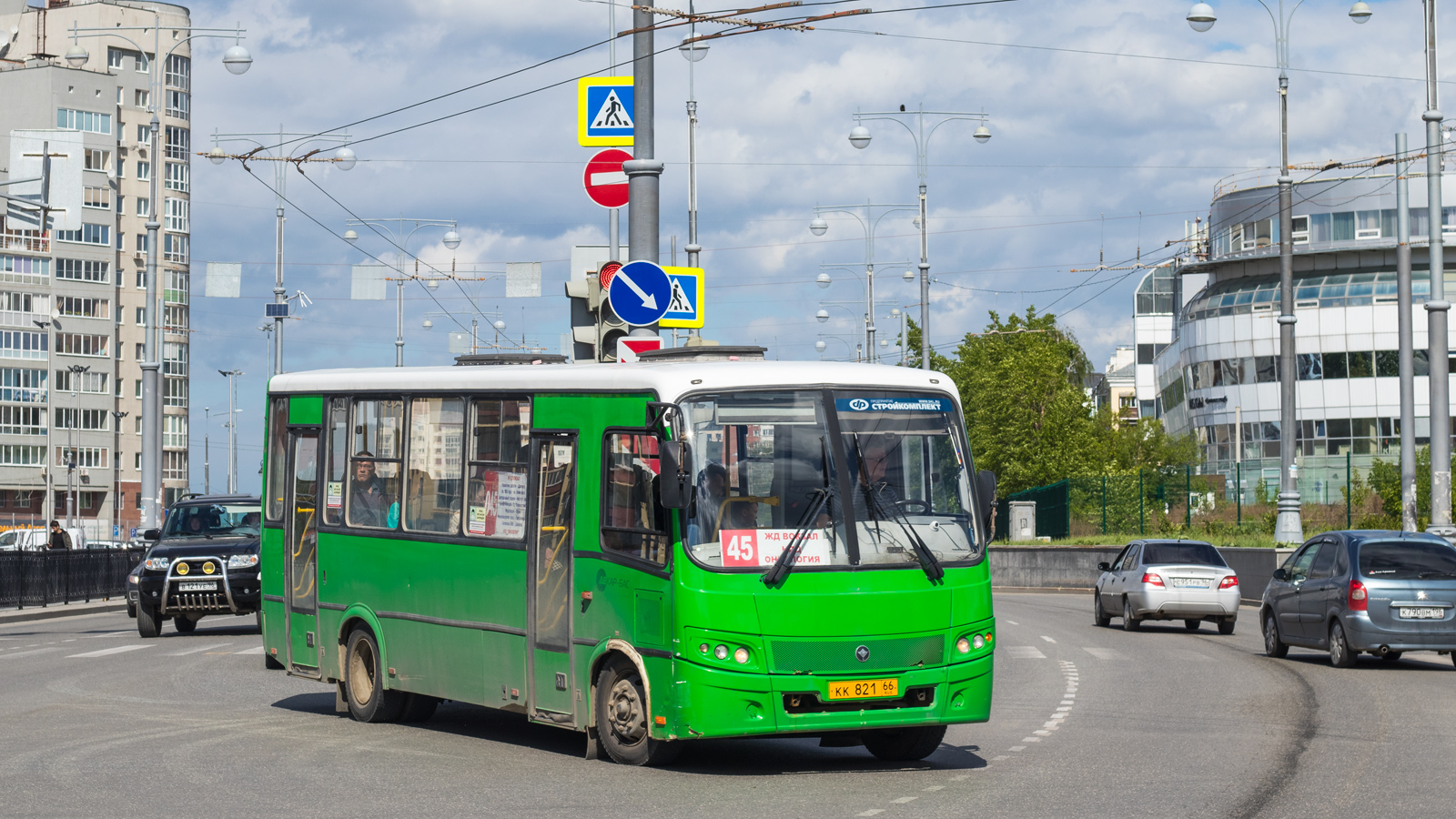 Свердловская область, ПАЗ-320412-05 "Вектор" № КК 821 66