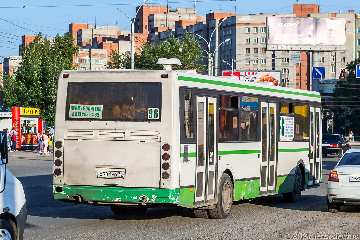 Новосибирская область, ЛиАЗ-5256.53 № О 981 МО 76