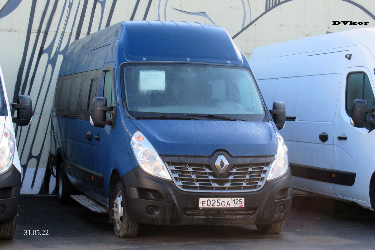 Приморский край, Renault Master (NIAF04, НиАЗ) № Е 025 ОА 125