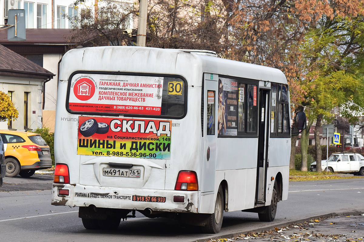 Ростовская область, Hyundai County LWB C11 (ТагАЗ) № М 491 АТ 761