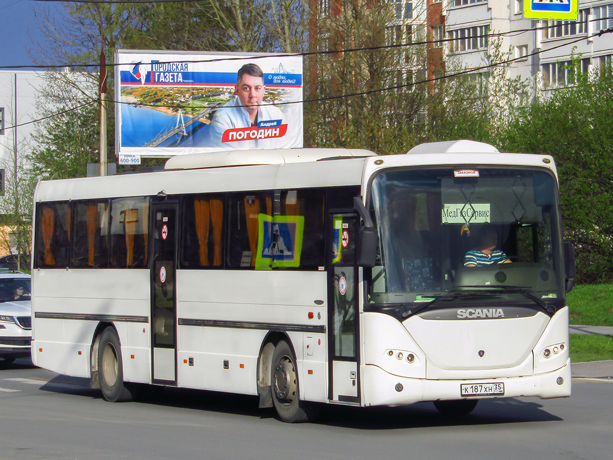 Вологодская область, Scania OmniLine II (Скания-Питер) № К 187 ХН 35