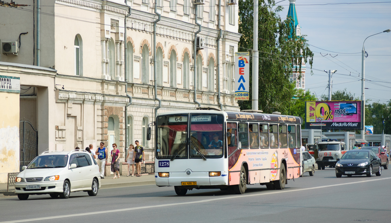 Омская область, Mercedes-Benz O345 № 1278