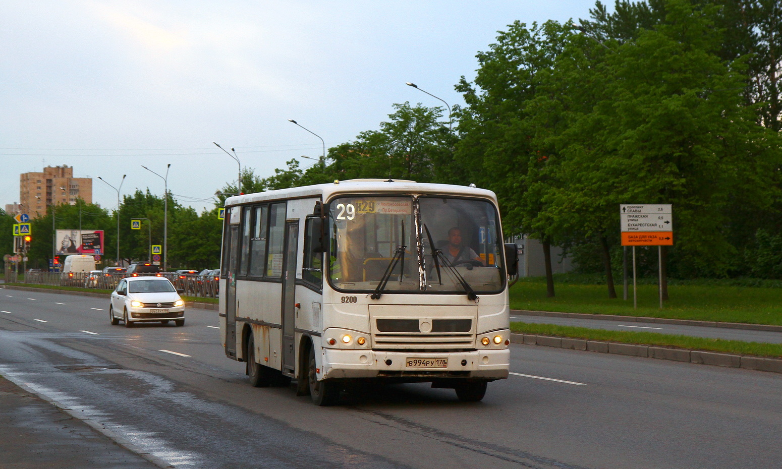 Санкт-Петербург, ПАЗ-320402-05 № 9200