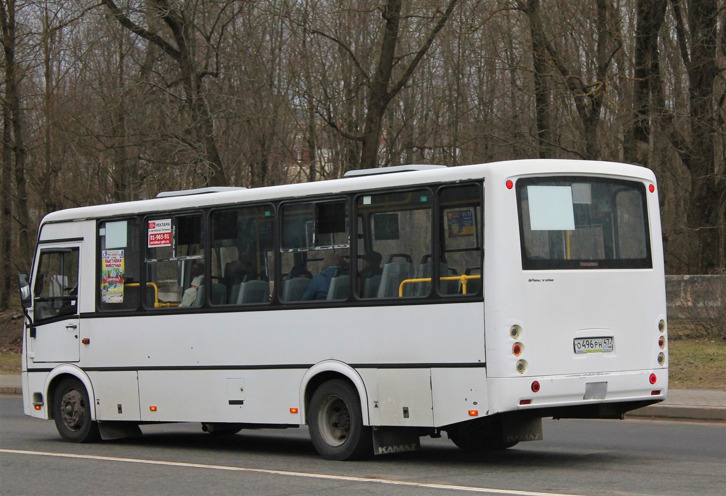 Ленинградская область, ПАЗ-320412-05 "Вектор" № О 496 РН 47