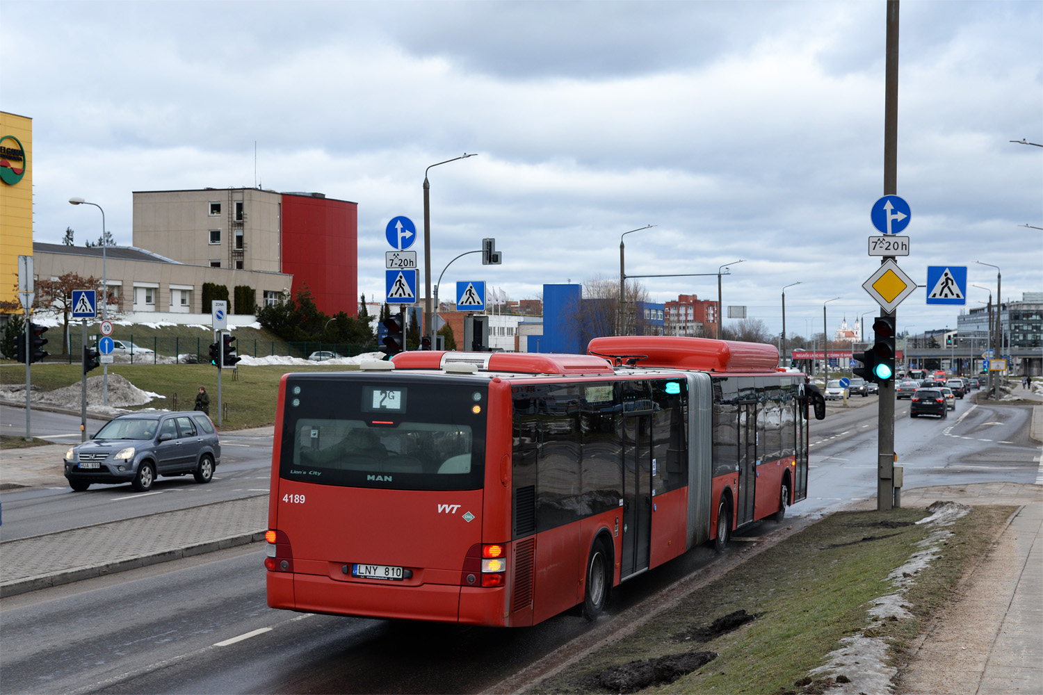 Літва, MAN A23 Lion's City G NG313 CNG № 4189