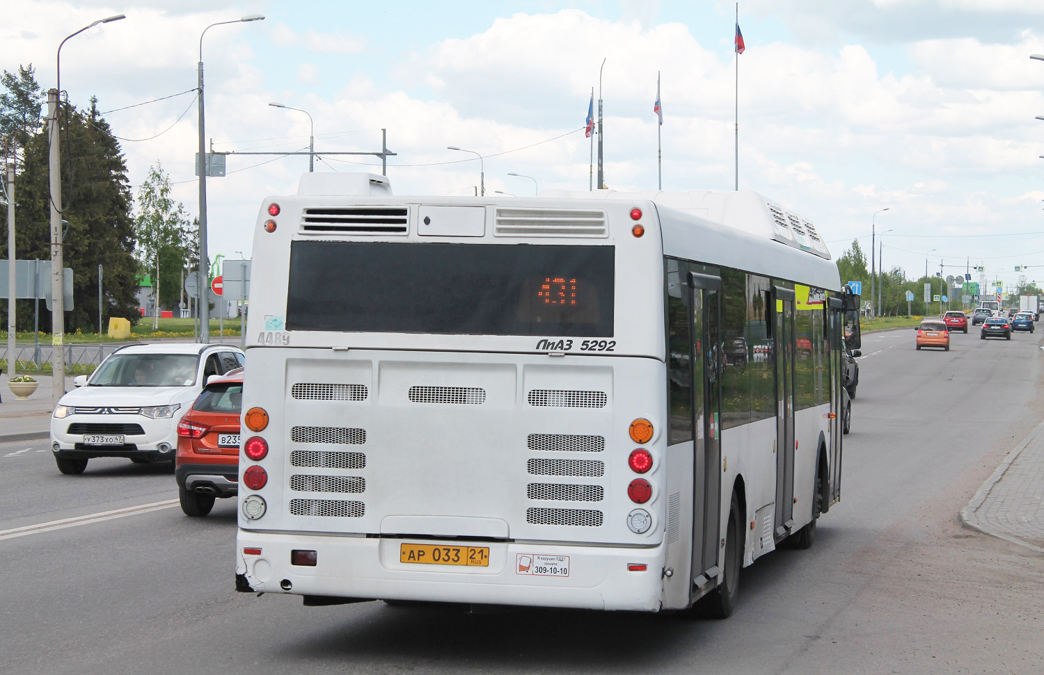 Ленінградская вобласць, ЛиАЗ-5292.67 (CNG) № 4489