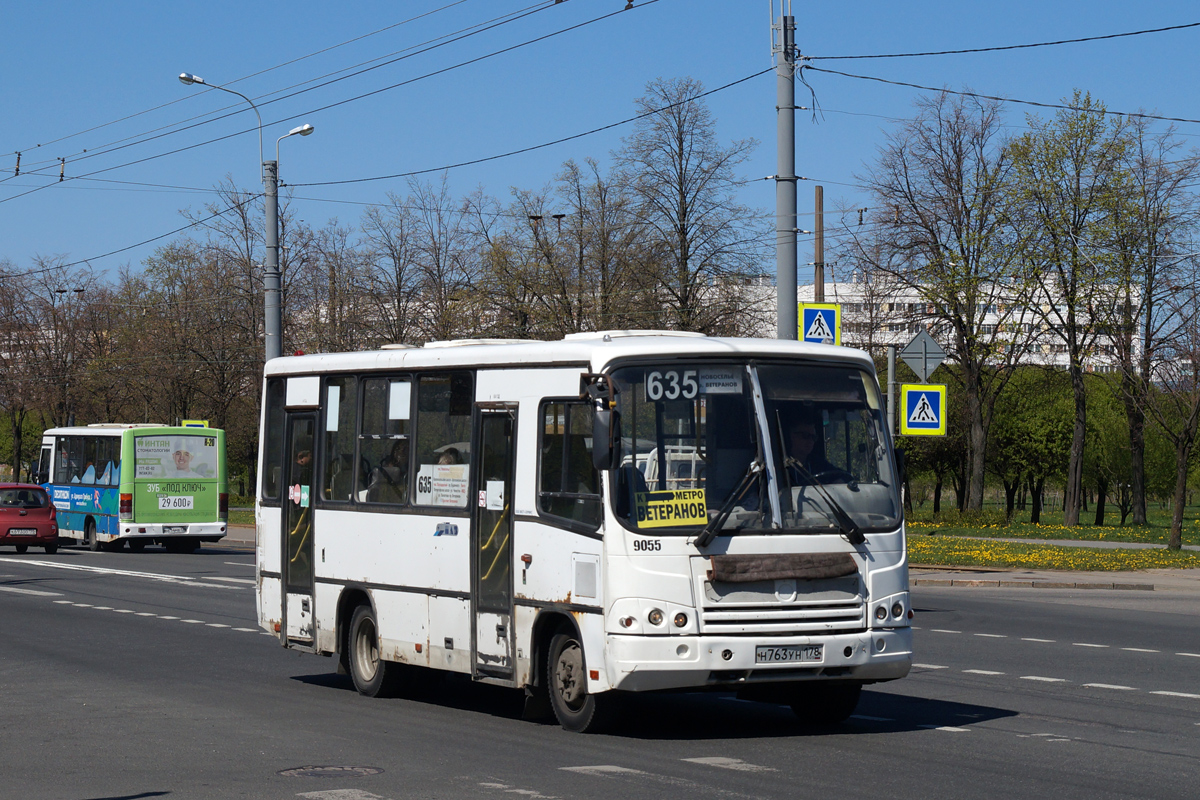 Санкт-Петербург, ПАЗ-320402-05 № 9055