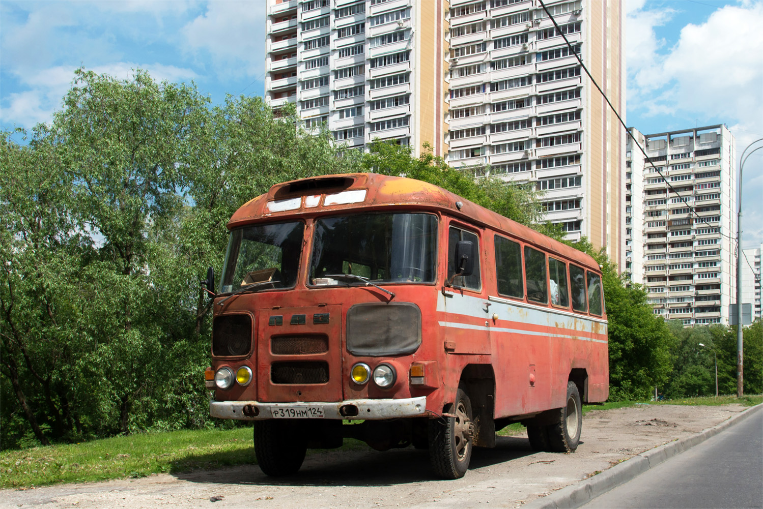 Красноярский край, ПАЗ-3201С, 320101 № Р 319 НМ 124