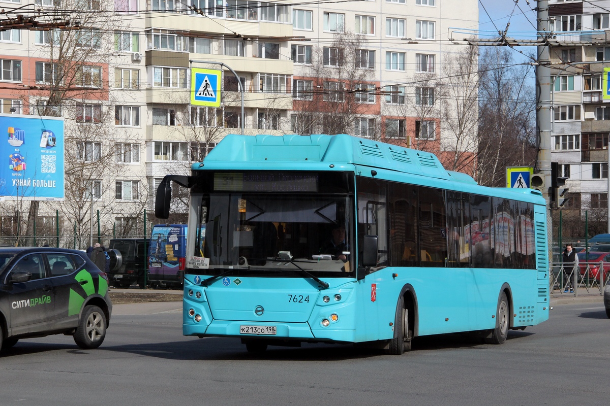 Санкт-Петербург, ЛиАЗ-5292.67 (CNG) № 7624