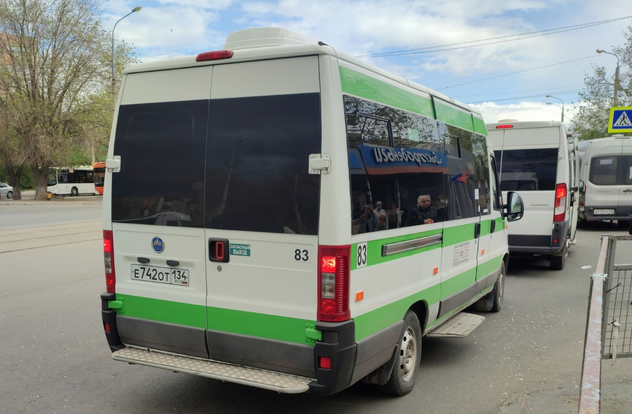 Волгоградская область, FIAT Ducato 244 CSMMC-RLL, -RTL № Е 742 ОТ 134
