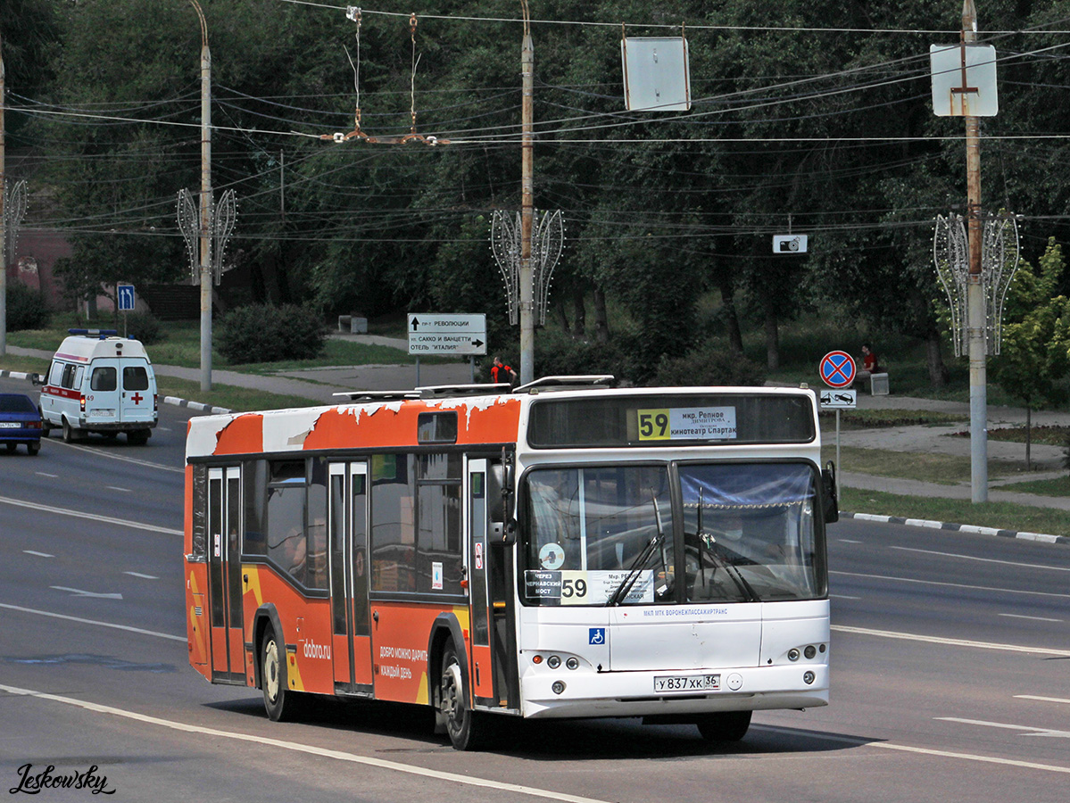 Воронежская область, МАЗ-103.469 № У 837 ХК 36