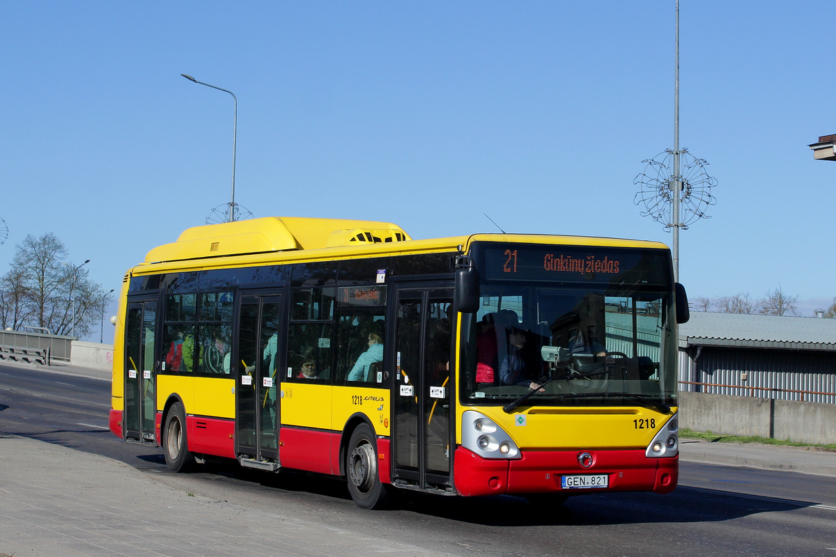 Литва, Irisbus Citelis 12M CNG № 1218