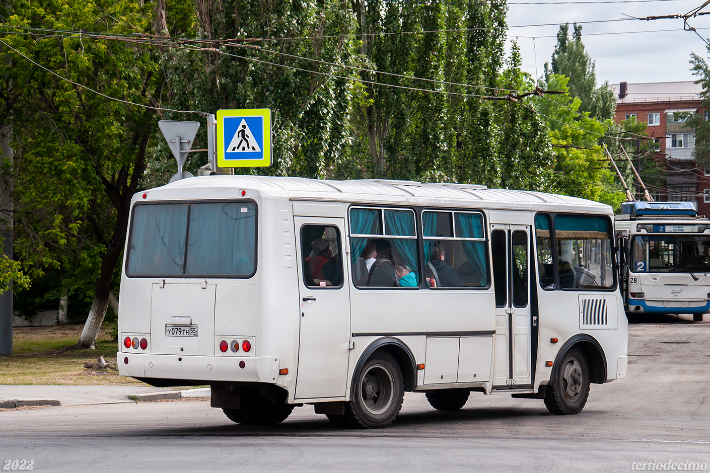 Омская область, ПАЗ-32053 № У 079 ТН 55