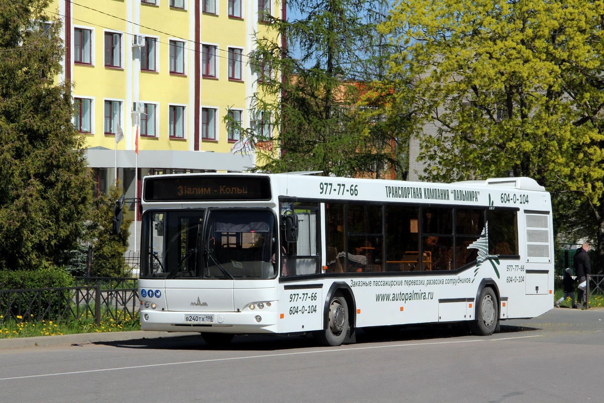 Ленинградская область, МАЗ-103.486 № В 240 ТХ 198