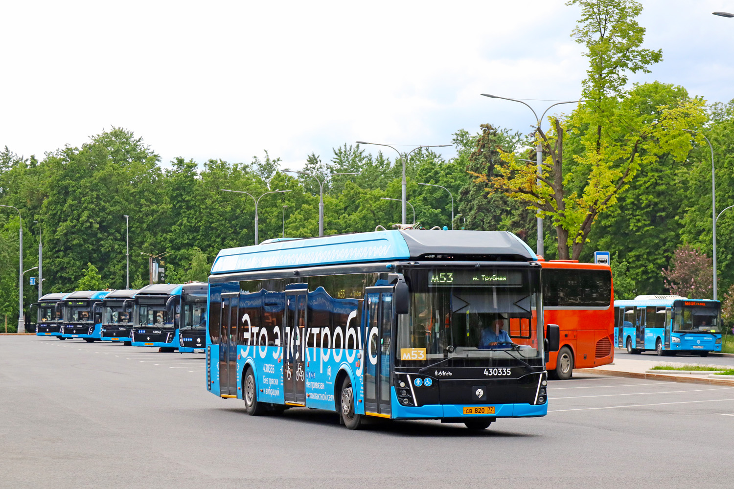 Moscow, LiAZ-6274 # 430398; Moscow, LiAZ-6274 # 430305; Moscow, LiAZ-6274 # 430141; Moscow, KAMAZ-6282 # 430556; Moscow, LiAZ-6274 # 430335; Perm region, Ankai A9 # Н 163 СХ 159; Moscow, LiAZ-4292.60 (1-2-1) # 1320036; Moscow — Bus stations