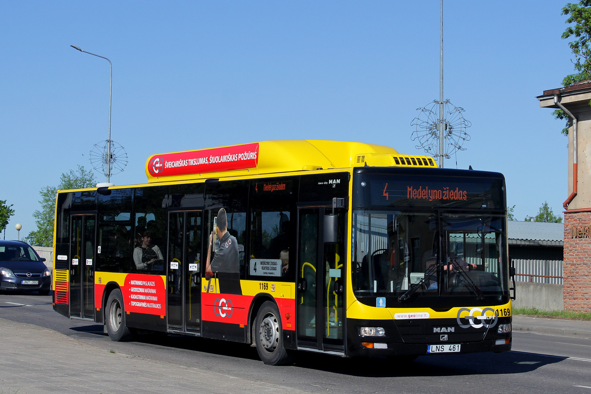 Литва, MAN A21 Lion's City NL243 CNG № 1169