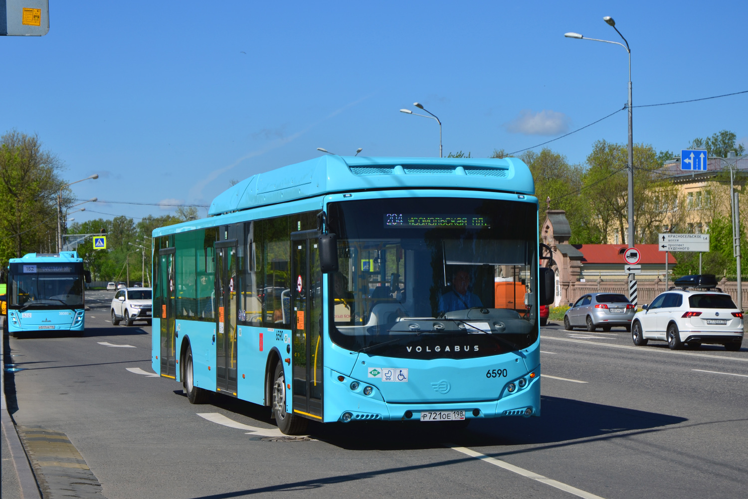 Санкт-Петербург, Volgabus-5270.G4 (CNG) № 6590