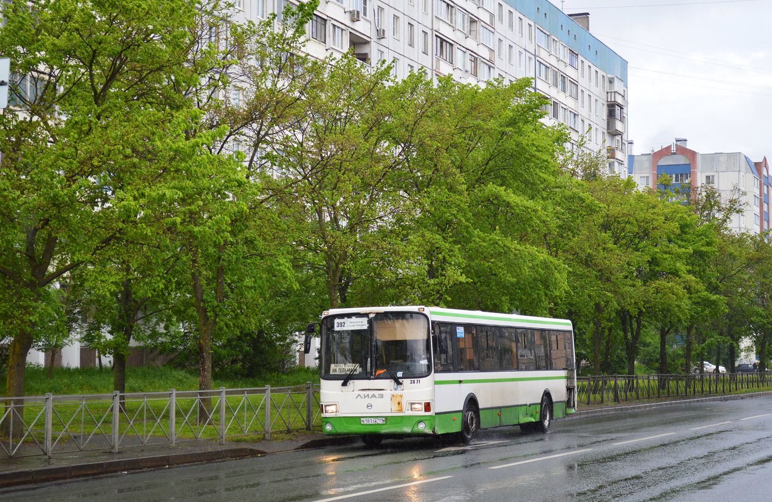 Санкт-Петербург, ЛиАЗ-5293.60 № 3871