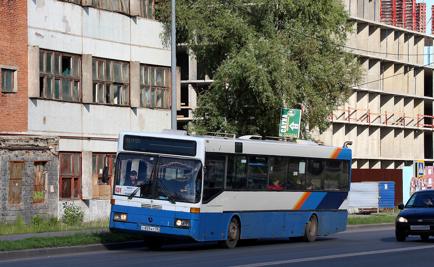 Пензенская область, Mercedes-Benz O405 № С 859 АТ 58