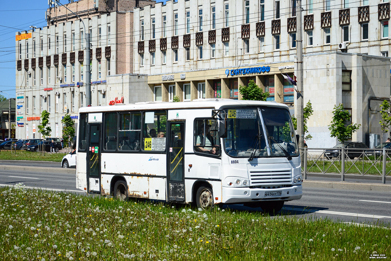 Санкт-Петербург, ПАЗ-320402-05 № 8804