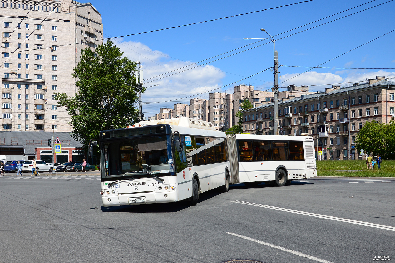 Sankt Petersburg, LiAZ-6213.71 Nr 7549