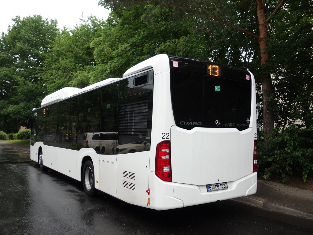 Гессен, Mercedes-Benz Citaro C2 NGT hybrid № 22