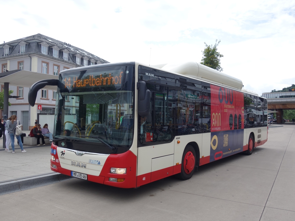 Гессен, MAN A21 Lion's City NL313 CNG № 46