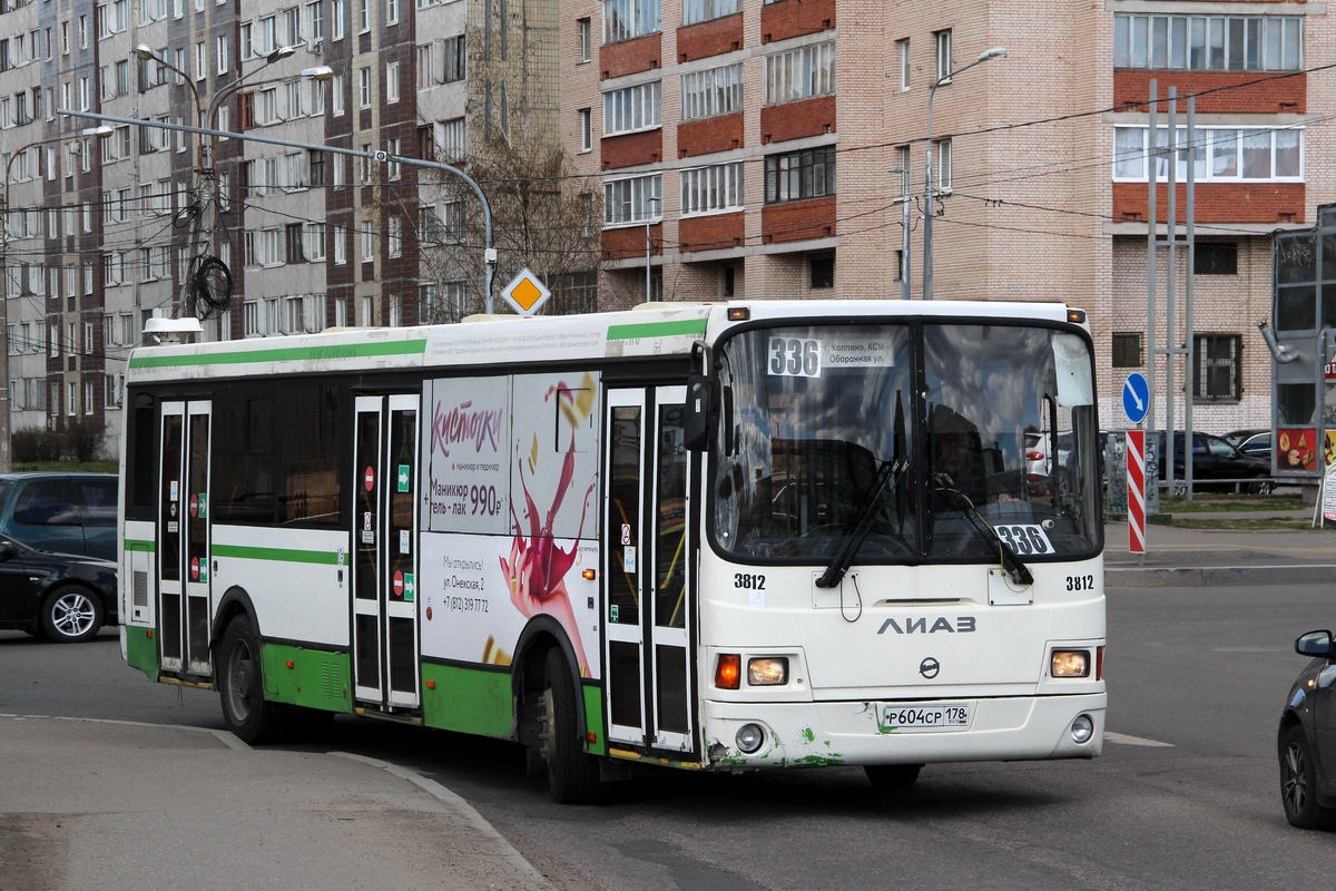 Санкт-Петербург, ЛиАЗ-5293.60 № 3812