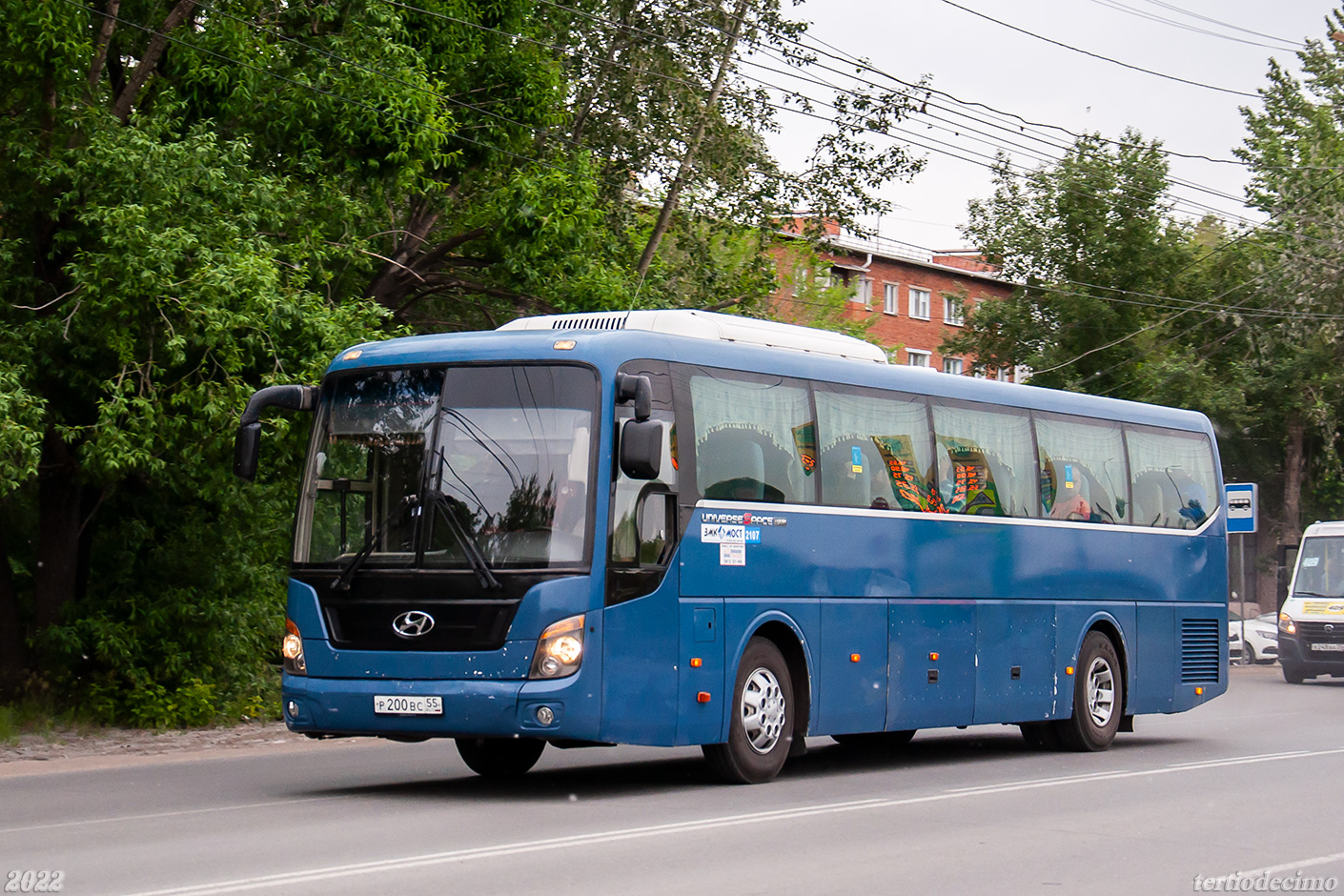 Омская область, Hyundai Universe Space Luxury № Р 200 ВС 55