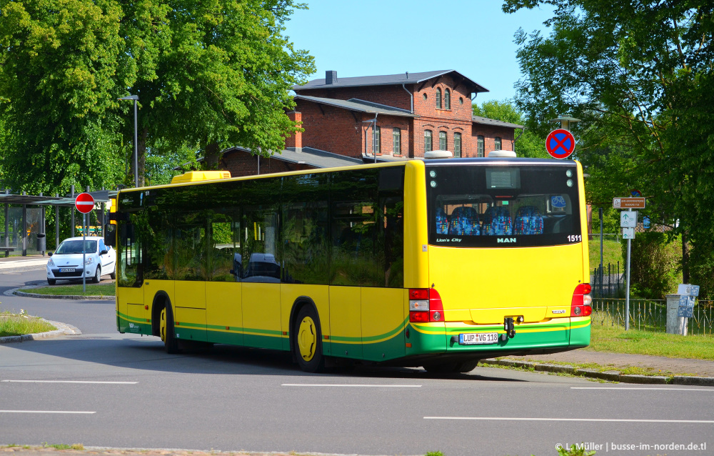 Мекленбург-Передняя Померания, MAN A20 Lion's City Ü NÜ283 № 1511