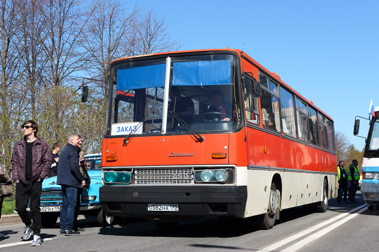 Санкт-Петербург, Ikarus 250.59 № О 582 НА 198; Санкт-Петербург — III Международный транспортный фестиваль "SPbTransportFest-2022"