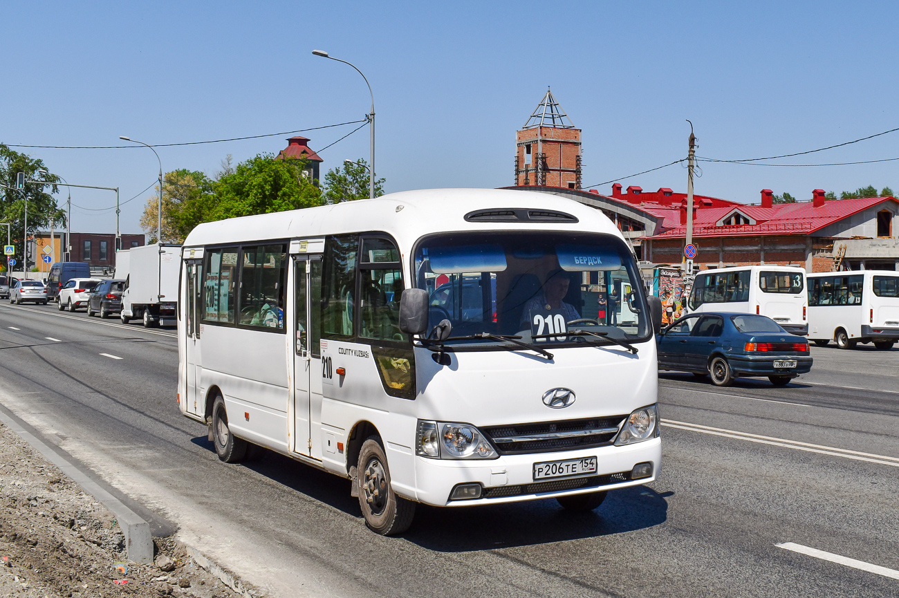 Новосибирская область, Hyundai County Kuzbass № Р 206 ТЕ 154