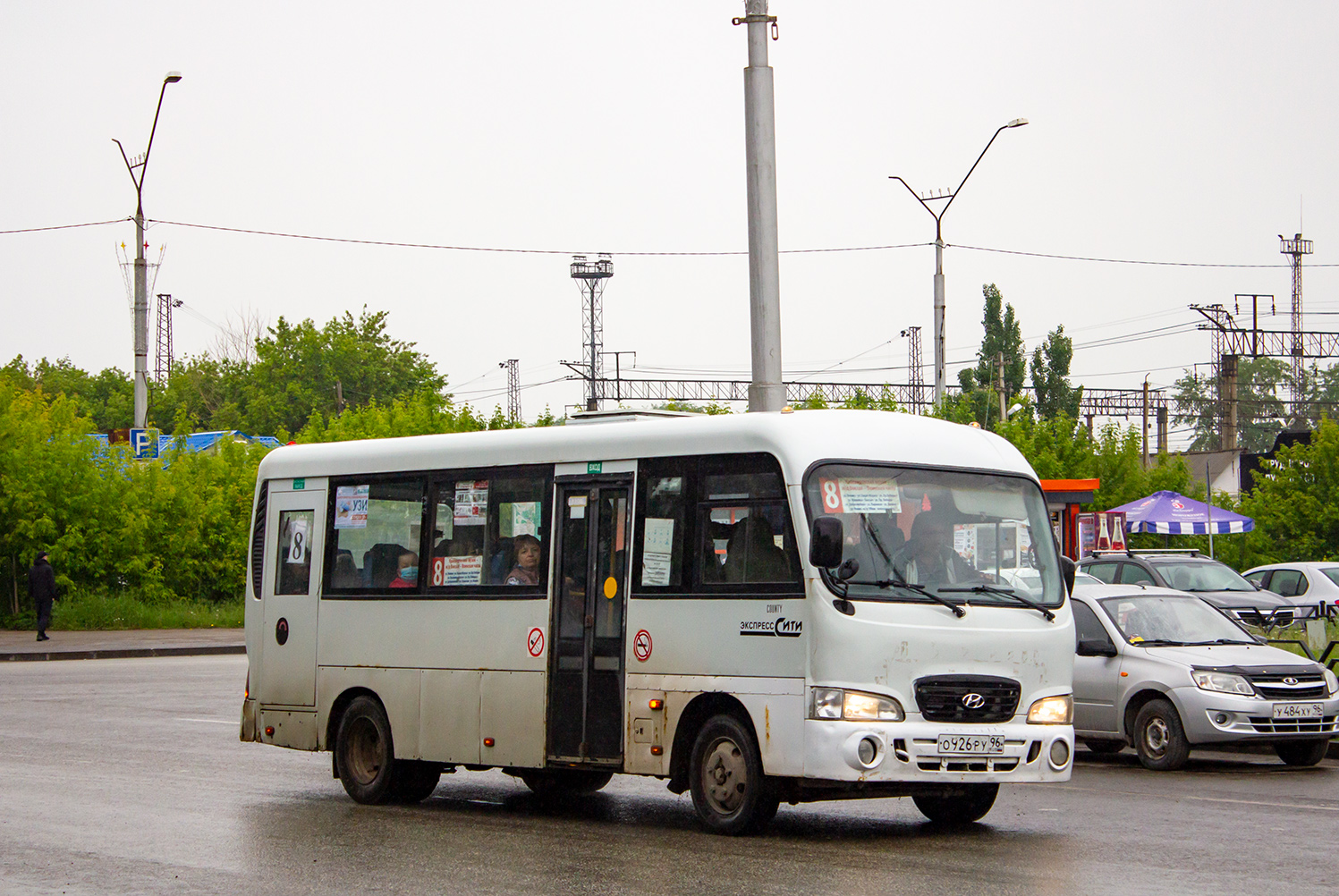 Свердловская область, Hyundai County LWB (ТагАЗ) № О 926 РУ 96