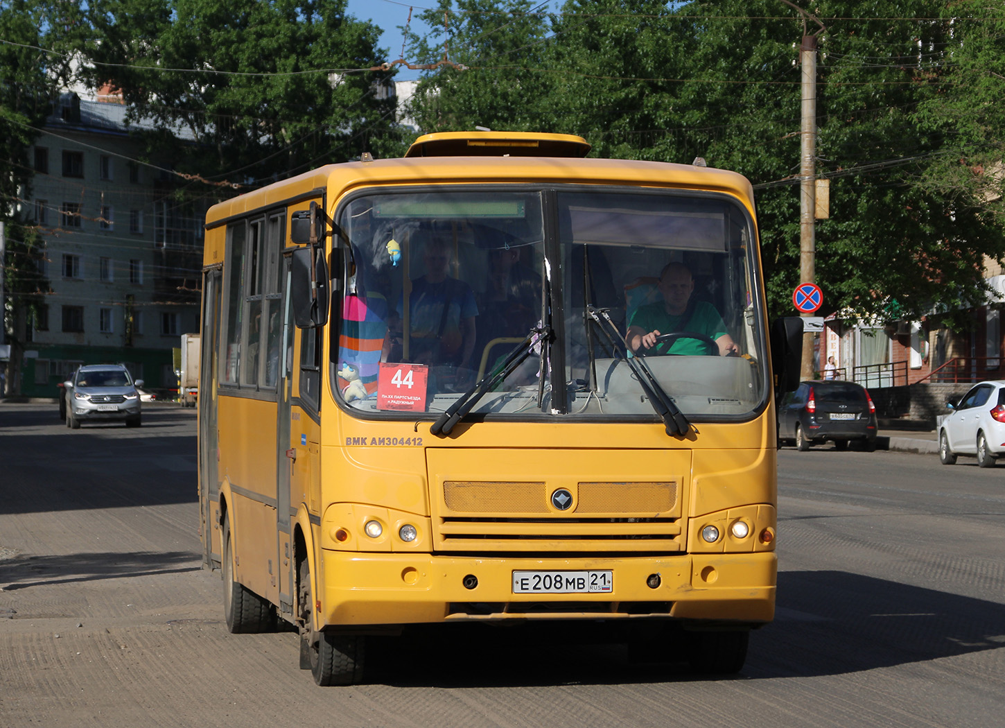 Kirov region, VMK AI304412 (PAZ-320412) č. Е 208 МВ 21