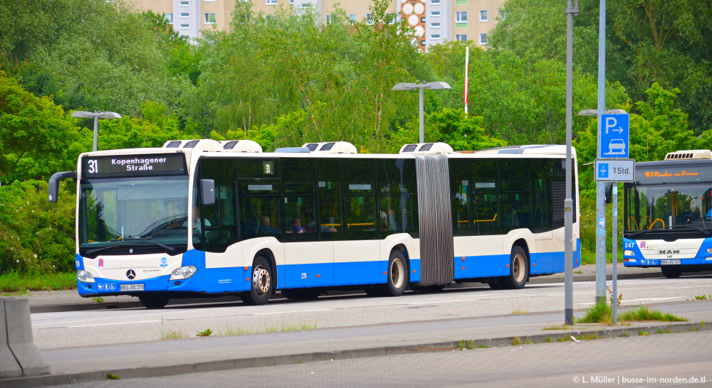 Мекленбург-Передняя Померания, Mercedes-Benz Citaro C2 G № 278