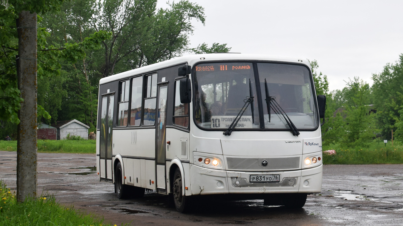 Ярославская область, ПАЗ-320414-04 "Вектор" № 100