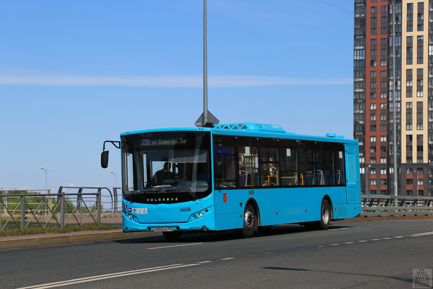 Санкт-Петербург, Volgabus-5270.G4 (LNG) № 6658