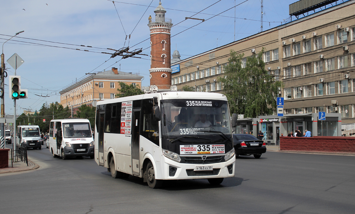 Omsk region, GAZ-A64R42 Next Nr. Т 290 СУ 55; Omsk region, PAZ-320405-04 "Vector Next" Nr. 5616