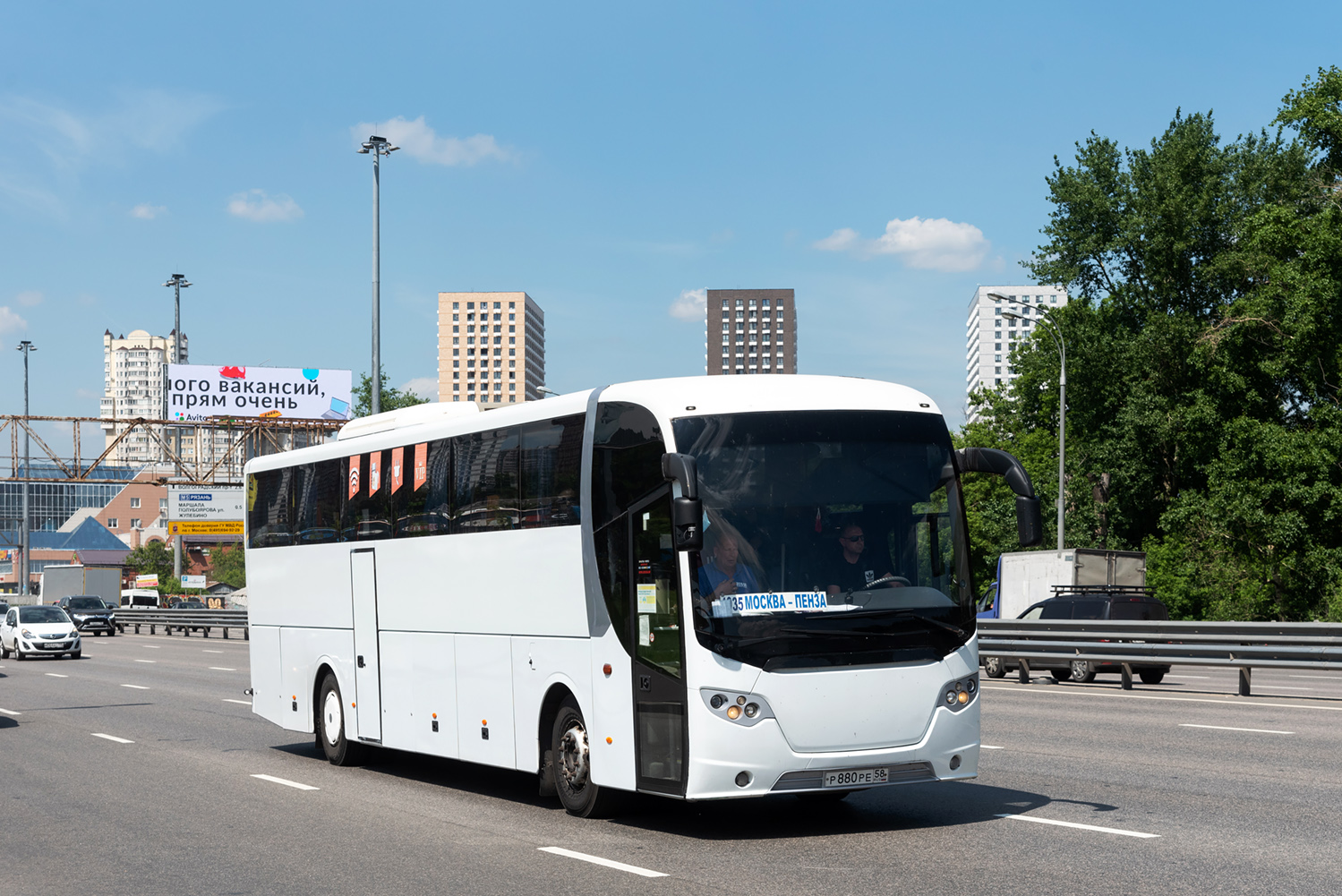 Penza region, Scania OmniExpress 340 Nr. Р 880 РЕ 58