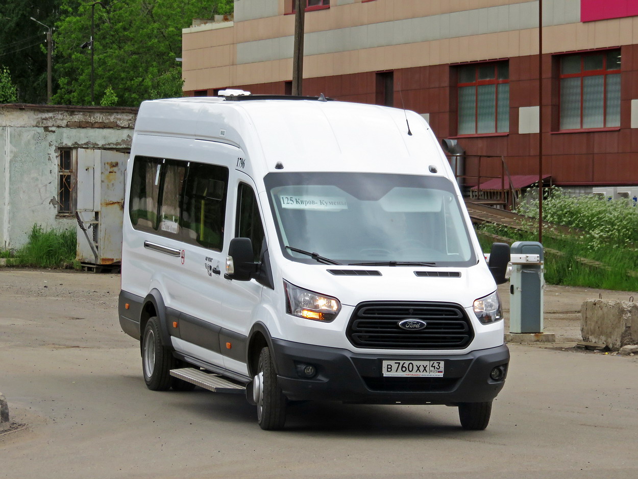 Кировская область, Ford Transit FBD [RUS] (X2F.ESG.) № х796