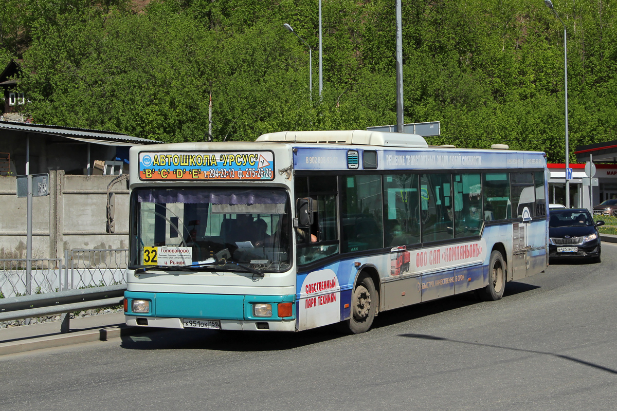 Пермский край, MAN A10 NL262 № К 951 ОК 159