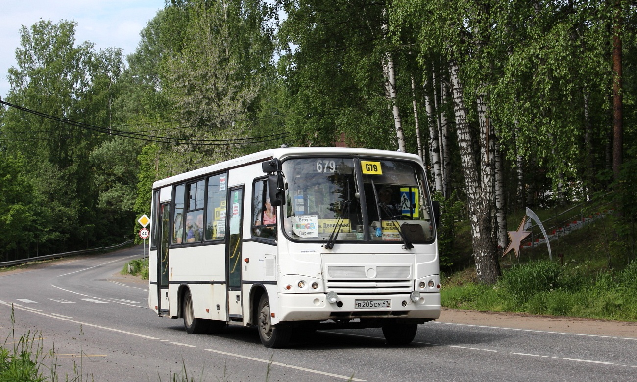 Ленинградская область, ПАЗ-320402-05 № В 205 СУ 47