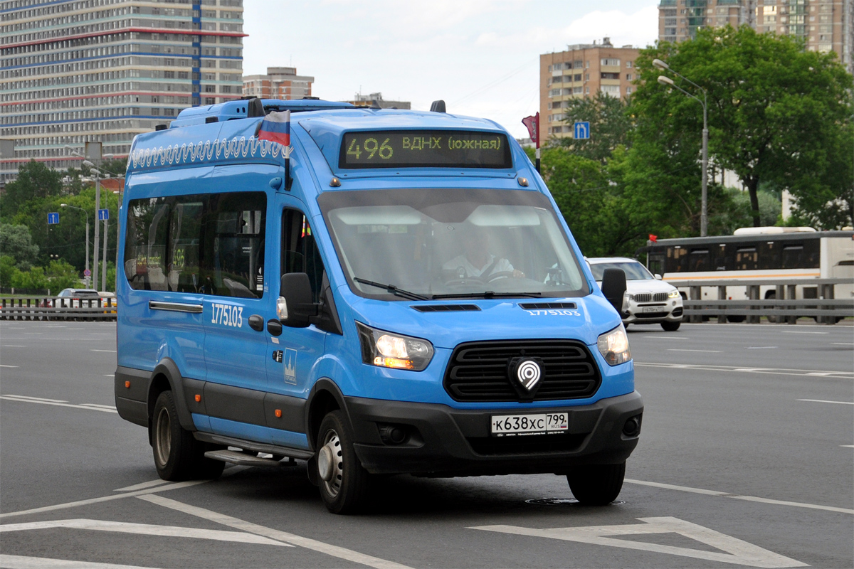 Москва, Нижегородец-222708 (Ford Transit FBD) № 1775103