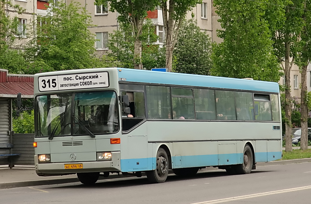 Lipetsk region, Mercedes-Benz O405 # АС 494 48