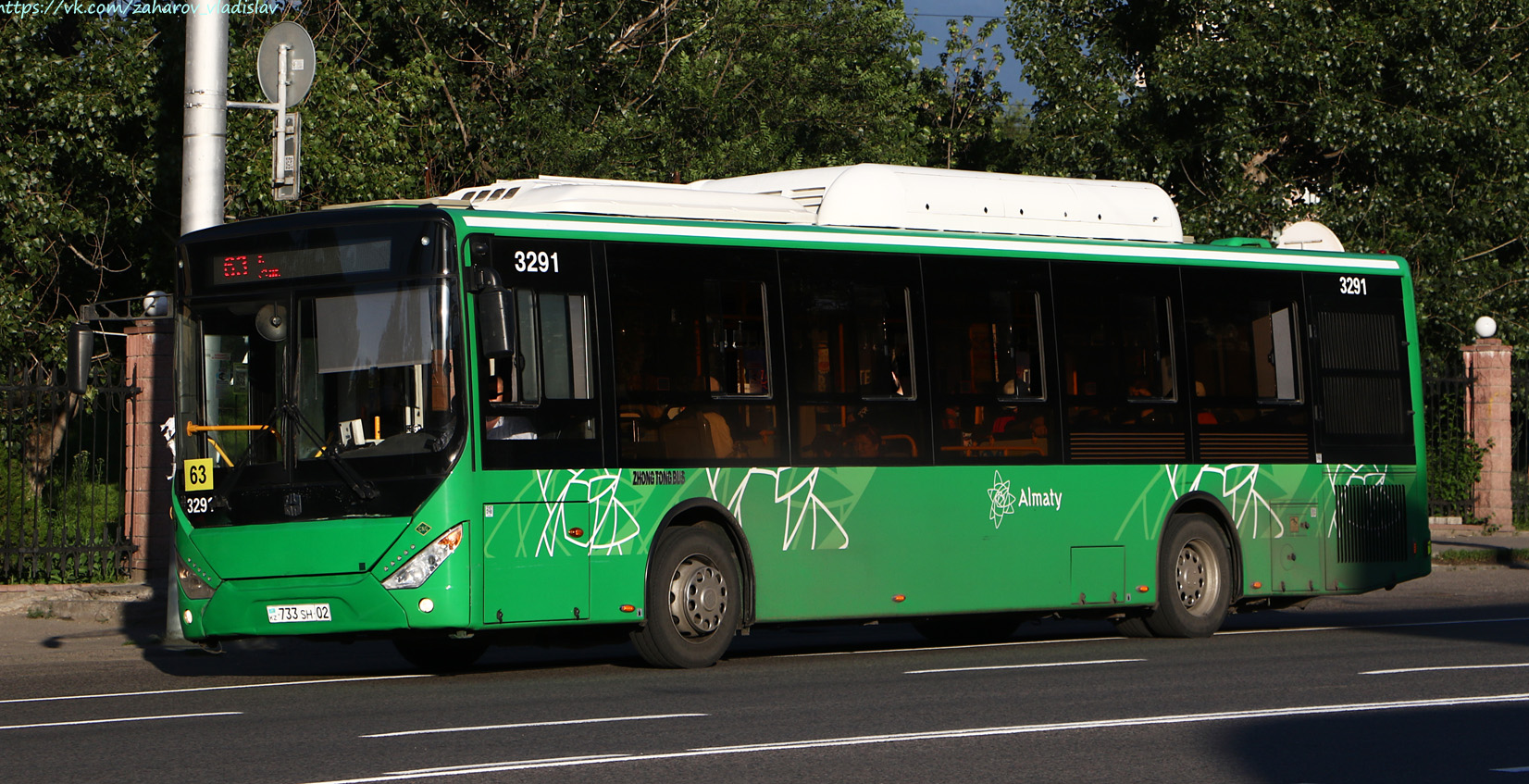 Алматы, Zhong Tong LCK6125HGAN № 3291