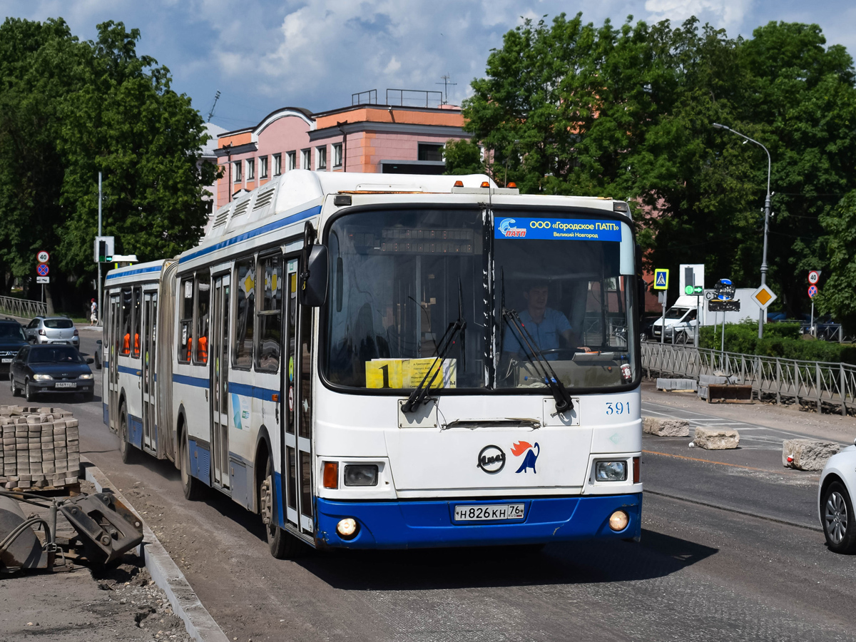 Новгородская область, ЛиАЗ-6212.70 № 391